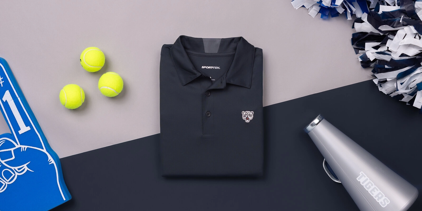 Get ready for game day with custom SPORT-TEK polos, jackets & layers.